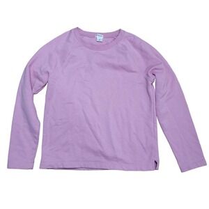 J Crew Factory Girls 12 Pink Sweater Sequin Star Elbow Patch